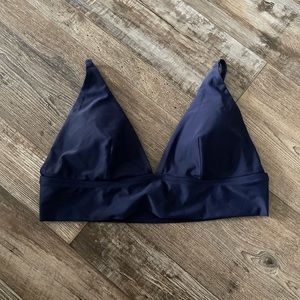 Aerie Navy Blue Bikini Top large